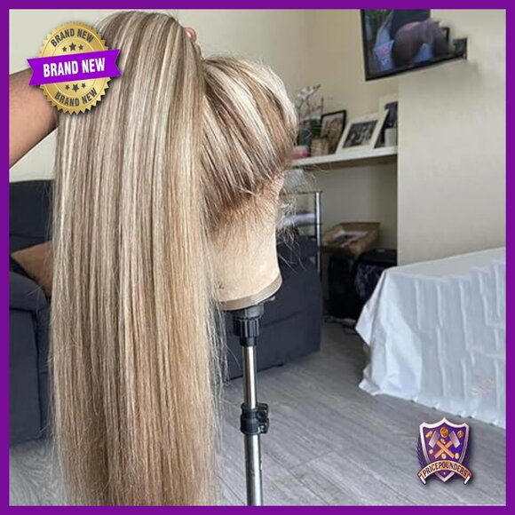360 Lace Front Human Hair Wig 14 Inch Pre Plucked Full End Brazilian